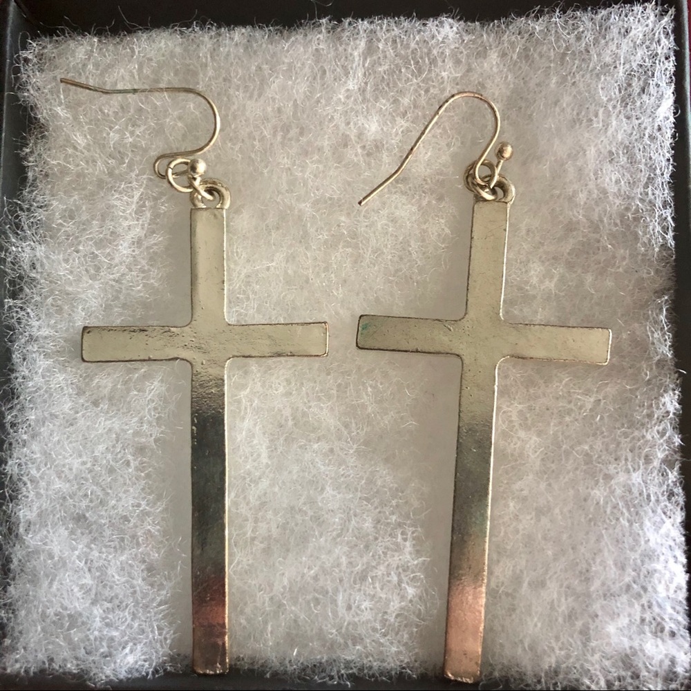 Cross earrings